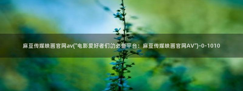 麻豆演员